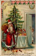 Weihnachtsmann Kind  Prägedruck 1903 I-II Pere Noel - Ohne Zuordnung