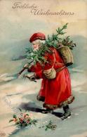 Weihnachtsmann Prägedruck 1907 I-II Pere Noel - Non Classés