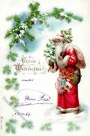 Weihnachtsmann Puppe Spielzeug  Lithographie 1899 I-II Pere Noel Jouet - Unclassified