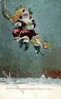 Weihnachtsmann Zwerg  Künstlerkarte 1905 I-II Pere Noel Lutin - Ohne Zuordnung