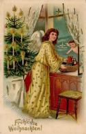 Engel Weihnachten Prägedruck 1905 I-II Noel Ange - Non Classificati