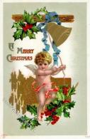 Engel Weihnachten Prägedruck 1911 I-II Noel Ange - Non Classificati