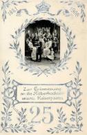 Adel KAISER WILHELM II - Prägekarte SILBERHOCHZEIT 1906, I - Zonder Classificatie