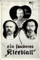 Adel Russland Zar Nicolas König Georg V. Und Poincare 1914 II (Ecke Abgestossen, Fleckig) - Non Classificati