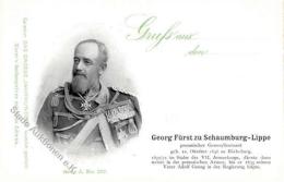 Adel Schaumburg-Lippe Fürst Georg Ansichtskarte I-II - Non Classés