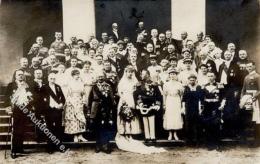 Adel Sachsen Hochzeit 1921 Foto AK I-II - Non Classificati