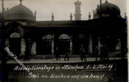 Politik München (8000) Revolution 1919 Kiosk Am Stachus Foto AK I-II - Sonstige & Ohne Zuordnung