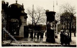 Politik München (8000) Revolution 1919 Nach Den Straßenkämpfen Foto AK I-II - Autres & Non Classés