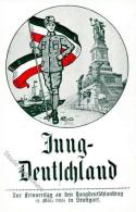 Politik Stuttgart (7000) Jung Deutschland Tag 1913 Schwarz-Weiß-Rot I-II - Sonstige & Ohne Zuordnung