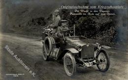 WK I Die Wacht In Den Vogesen Patrouille Im Auto Auf Dem Donon Foto AK 1915 I-II - Unclassified