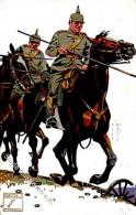 WK I Sign. Hohlwein, Ludwig Soldat Pickelhaube Rotes Kreuz Künstlerkarte 1915 I-II - Unclassified