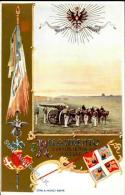 Regiment Italien 3. Regimento D'Artiglieria Da Fortessa Künstlerkarte I-II - Régiments