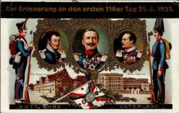 Regiment Nr. 116  Kaserne Kaiser Wilhelm II I-II (Eckbug) - Reggimenti