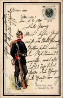 Regiment Nr. 22 Infant. Regt. Keith 1. Oberschl. Lithographie 1901 I-II - Regiments