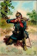 Regiment Nr. 73 Füsilier-Regiment Feldmarschall Prinz Albrecht Von Preußen (Hannoversches) Künstlerkarte - Régiments