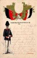 Regiment Ulm (7592) Grenadier Regt. König Karl (5. Württ.) Nr. 123  Prägedruck 1904 I-II (fleckig) - Régiments