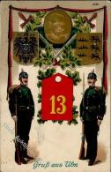 Regiment Ulm (7900) Nr. 13  Prägedruck I-II - Reggimenti
