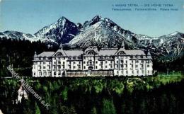 Feldpost WK I, Österreich, Farbige FP-Ak (Die Hohe Tatra, Palace Hotel), Viol. L2 K.u.K. OFFIZIERSERHOLUGSHEIM TATR - Non Classés