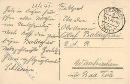 Feldpost WK II SCHÖNBERG 23.1.41 über GÖRLITZ", K2 Auf Sw FP-Ak (Scharfe Eck Erbaut 1688) I-II" - Unclassified