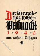 Weihnacht Im Feld WK II Luftgau 1940 WK II I-II - Non Classificati