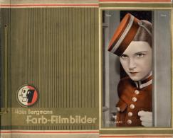 Sammelbild-Album Farb Filmbilder 1934 Zigarettenfabrik Haus Bergmann II (Einband Eckbug, Fleckig) - Unclassified