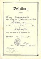 WK II 2 Verleihungs-Urkunden Aus Magdeburg (0-3000) 1937, 1 Bestallungs-Urkunde Aus Halberstadt (0-3600) 1934 I-II/II - Unclassified