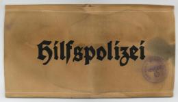 WK II Armbinde Hilfspolizei I-II - Unclassified