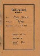 WK II Dokumente Schießbuch I-II - Unclassified