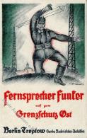 WK II Fernsprecher Funker Sign. Armand Künstler-Karte I-II - Zonder Classificatie