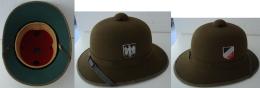 WK II Tropenhelm Afrikakorps Filz Ausführung Hersteller JHS Original Von 1942  Schönes Stück Mit Beiden A - Zonder Classificatie