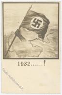 FAHNE/STANDARTE WK II - 1932" I-II (leichter Eckbug)" - Ohne Zuordnung