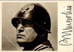 Mussolini WK II  Foto AK I-II - Non Classés