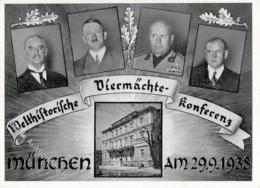MUSSOLINI-HITLER - VIERMÄCHTE-KONFERENZ MÜNCHEN 1938 I - Zonder Classificatie