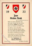 NS-LIEDKARTE WK II - 1933 - Zum DRITTEN REICH - Im HESSENLAND Marschieren Wir" I" - Zonder Classificatie