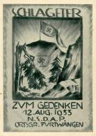 SCHLAGETER WK II - Schlageter-Feier NSDAP FURTWANGEN 1933 I - Ohne Zuordnung