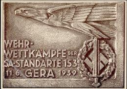 GERA WK II - WEHR-WETTKÄMPFE Der SA-STANDARTE 1939 I - Ohne Zuordnung