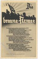 S.A.Liedkarte WK II - Die BRAUNE ARMEE" I" - Unclassified