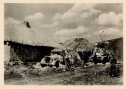 SS Gefechtsstand SS Panzer Gren. Regt. WK II Foto AK I-II Réservoir - Unclassified