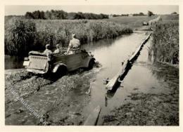 SS Unsere Waffen SS WK II VW  Foto AK I-II (Eckbug) - Unclassified