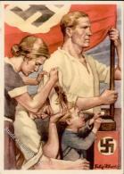 NSDAP WK II -Propagandakarte - BERLIN - Sign. Felix Albrecht I - Non Classificati