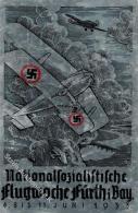 NS-FLUGWOCHW FÜRTH 1933 WK II  - Seltene Staniol-Propagandakarte-Karte I-II - Ohne Zuordnung