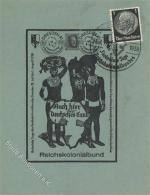 DRESDEN WK II - REICHSKOLONIALBUND-AUSSTELLUNG 1938 - Gedenkblatt Mit S-o I - Ohne Zuordnung