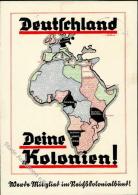 REICHSKOLONIALBUND - Propagandakarte S-o 1938 I - Ohne Zuordnung