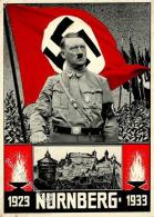 Reichsparteitag Nürnberg (8500) 1933 WK II Hitler Ansichtskarten I-II (Eckbug) - Unclassified