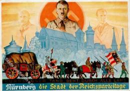 Reichsparteitag Nürnberg (8500) 1935 WK II Hitler BDM Sign. Goetschel, Gustav I-II (Ecke Leicht Abgestossen) - Ohne Zuordnung