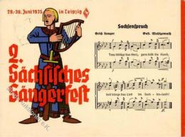 LEIPZIG 2. Sächs. SÄNGERFEST 1935 - Festpostkarte Mit S-o  I - Zonder Classificatie