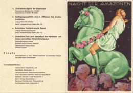 MÜNCHEN - Klappkarte NACHT Der AMAZONEN 1936 - Sign. HOHLWEIN, I - Non Classés