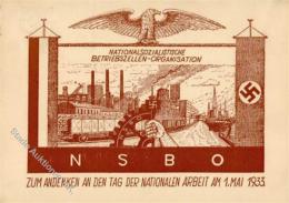 WIESBADEN - 1 MAI 1933 Der NSBO Wiesbaden" - Spendenkarte I" - Non Classificati