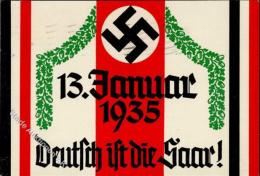 SAARBEFREIUNG 1935 - DEUTSCH Ist Die SAAR" S-o I" - Unclassified