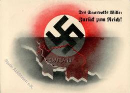 SAARBEFREIUNG 1935 - Zurück Zum Reich!" I" - Non Classés
